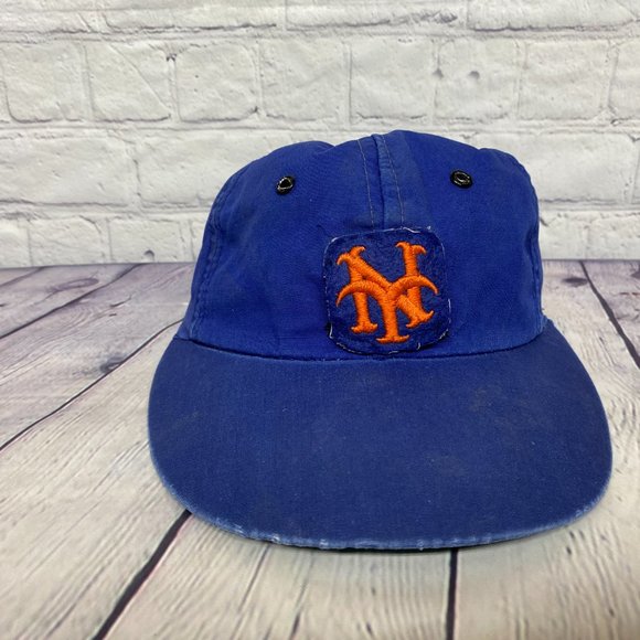 Vintage New York Yankees Kids Boys Hat Cap Stretch Fit Blue MLB Embroidered - Picture 5 of 15